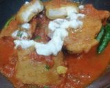 A picture of step 9 of Paneer Pakora Masala Curry.