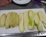 Foto del paso 1 de la receta: Berenjena y zucchini rellenos