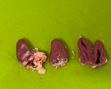 A picture of step 1 of Chicken Heart in Japanese Curry.