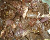 A picture of step 1 of Offals shurba.