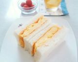 A picture of step 7 of Thick Japanese Egg Sandwich for a Happy Morning.