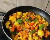 मिक्स वेज पनीर भुर्जी रेसिपी चरण 2 फोटो