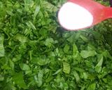 A picture of step 5 of Spinach Soup.