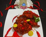 A picture of step 7 of HOT Spicy Chicken Tenders with Schezwan Sauce.