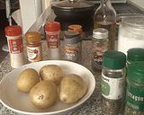 Foto del paso 1 de la receta: Patatas Gajo al Microondas