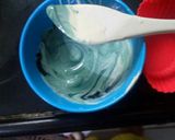 A picture of step 3 of Tricolor fruit custard tricolor chocolate bowl.