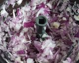 A picture of step 2 of Bhaji.