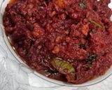 A picture of step 4 of Beetroot qeema Chuqandar qeema.