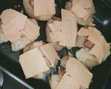 A picture of step 4 of Chicken cheese smashed potatoes.
