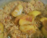 A picture of step 7 of Tinda pulav.