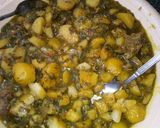 A picture of step 5 of Irish potage.