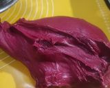 Gambar langkah 5 resipi Donut Red Velvet Susu - Red Yeast Rice.