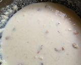 A picture of step 4 of Mohan Bhog.