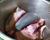 A picture of step 1 of Beef Tongue Stew.