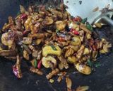 Foto langkah ke 6 dari resep Tumis Jamur Kancing Tempe dan Udang 🍄🫔🍤.