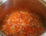 A picture of step 1 of Vickys Red Lentil & Bacon Soup, GF DF EF SF NF.