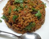 A picture of step 26 of Brown lentil and kidney beans pulao(Jain).
