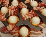 Tojással töltött baconös fasírtgolyó recept fázis 2 fotója