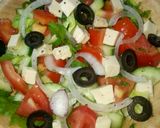 Hình bước làm 3 của món Salad Hy Lạp - Greek Salad