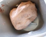A picture of step 1 of Chocolate Melon Pan (Using Bread Machine).