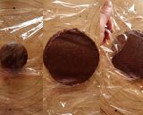 A picture of step 8 of Chocolate Melon Pan (Using Bread Machine).