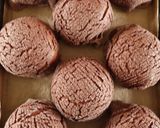A picture of step 21 of Chocolate Melon Pan (Using Bread Machine).