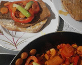 Foto del paso 5 de la receta: Bocadillo de suprema de ternera estofada con guarnición