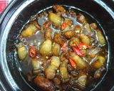 Hình bước làm 2 của món Rau luộc chấm kho quẹt