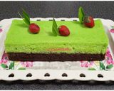 Foto langkah ke 4 dari resep Brownies Coklat Pandan Kukus.