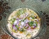 A picture of step 8 of Dahi Bara Aloo Dum.