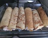 Foto del paso 11 de la receta: Canelones en masa de panqueque rellenos de choclo y champiñón ❤️🌽