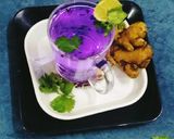 A picture of step 3 of Butterfly pea Flower Tea ☕ Healthy Drink 🍻.