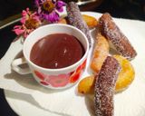 Foto del paso 10 de la receta: Churros "Sol y Sombra" con Manga Pastelera