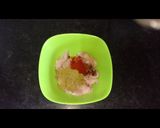 A picture of step 1 of Chicken swiss roll.
