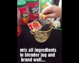 A picture of step 3 of Watermelon tang juice 🍋🍉🥭.