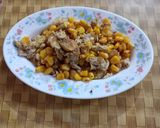 A picture of step 5 of Corn egg fry.