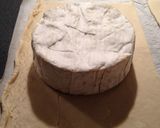 A picture of step 2 of Baked Camembert in Puff Pastry with Broccoli and Sage Butter.
