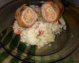 Sajttal-sonkával töltött karaj recept fázis 5 fotója