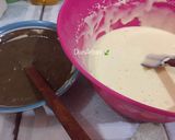 Foto langkah ke 5 dari resep BOLU MARMER MAWAR/ Rose Marble Cake🌹 Resep Pak Sahak 🍃 (6 Telur Loyang 22 Cm).
