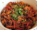 Foto del paso 10 de la receta: Camarones salteados con teriyaki y curry