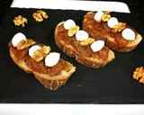 Foto del paso 3 de la receta: Pan chapata con mermelada de manzana, mozzarella y nueces