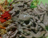 Foto del paso 5 de la receta: Wok de carne y vegetales 🍆