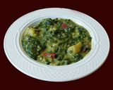 A picture of step 5 of Spinach Keerai koottu.