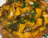 A picture of step 1 of Unripe plantain porridge.