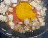 A picture of step 3 of Basmati Rice with Curry Chicken.