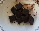 A picture of step 8 of Chocolate Milk Powder Burfi.