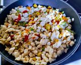 Tavaszi tojásos nokedli 🥕🌽🥚🫑🍅 recept fázis 2 fotója