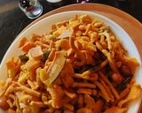 A picture of step 5 of Sev mixture.