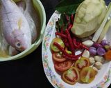Foto langkah ke 1 dari resep Pepes Ikan Bumbu Mangga Muda.