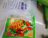 Hình bước làm 1 của món Chả giò kim châm